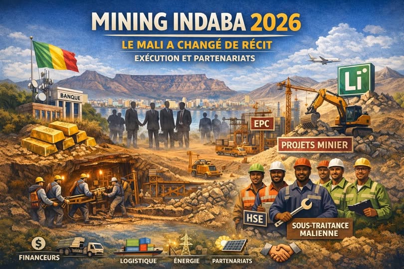 MINING INDABA 2026 : le Mali en format écosystème change de récit et la prochaine décennie se gagnera sur l’exécution.